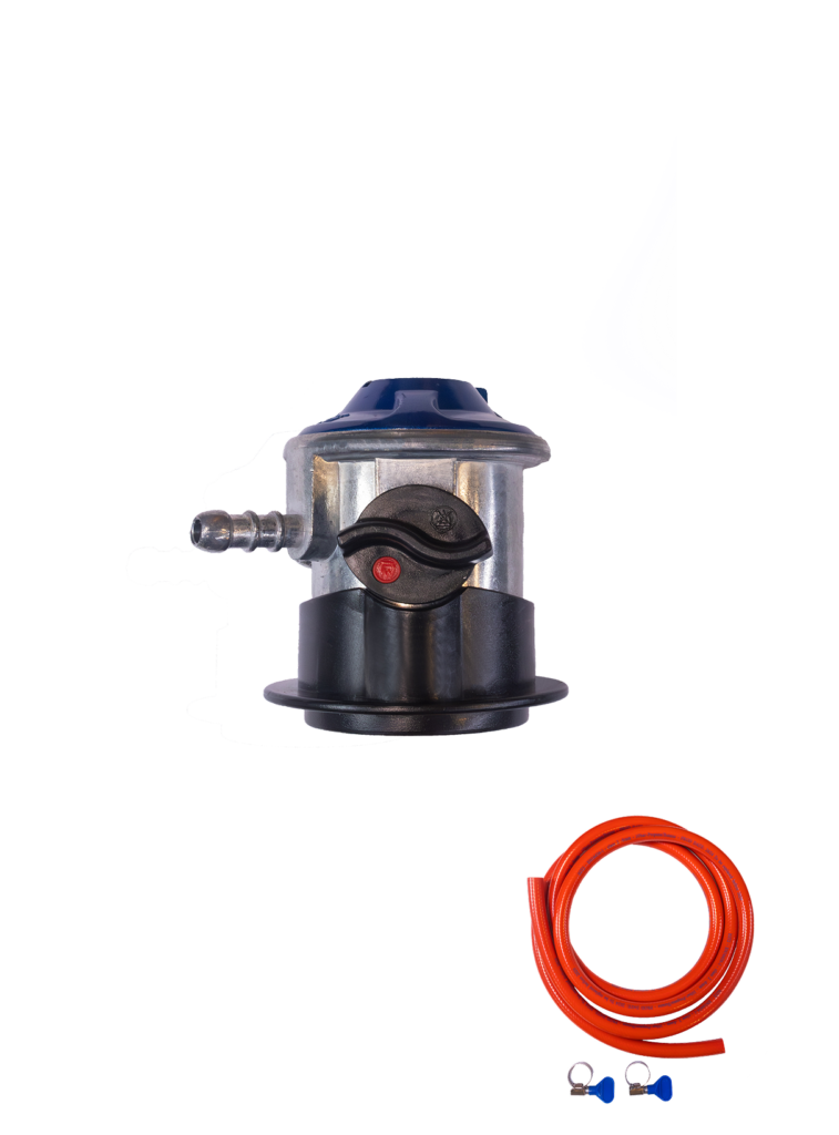 Grill gas reducer and hose